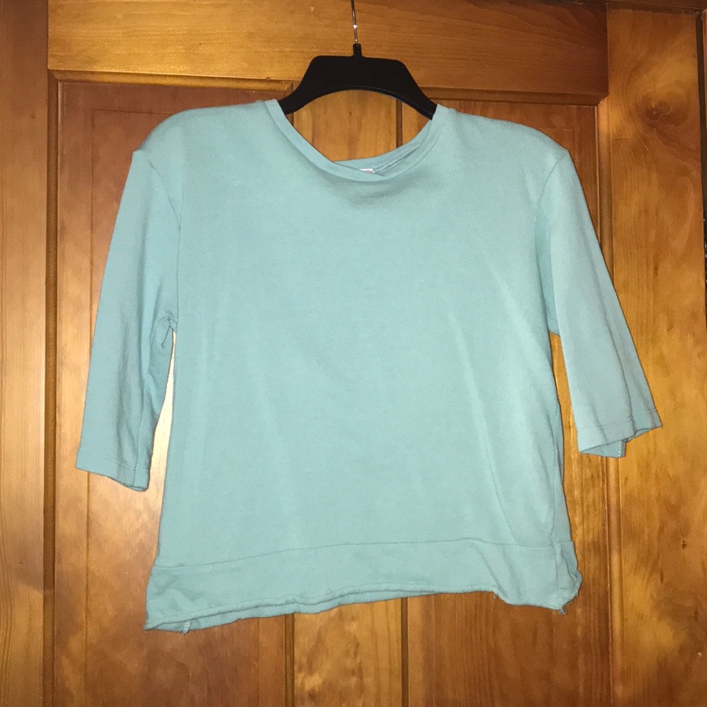 Zara crew sweatshirt with bell sleeves